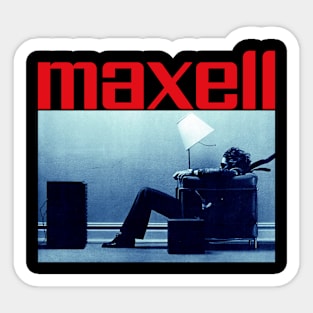 Maxell "Blown Away" Sticker